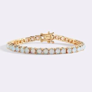 Blue Opal Tennis Bracelet Brand New